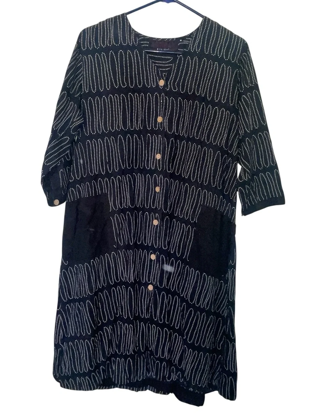 Artisan Kiki Sol cotton tunic/dress. Size medium GUC - Picture 4 of 9